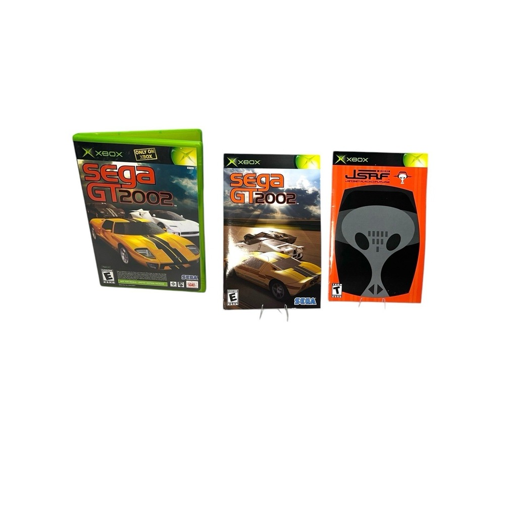 JSRF Jet Set Radio Future & Sega GT 2002 Original Microsoft Xbox CIB BOTH Manual